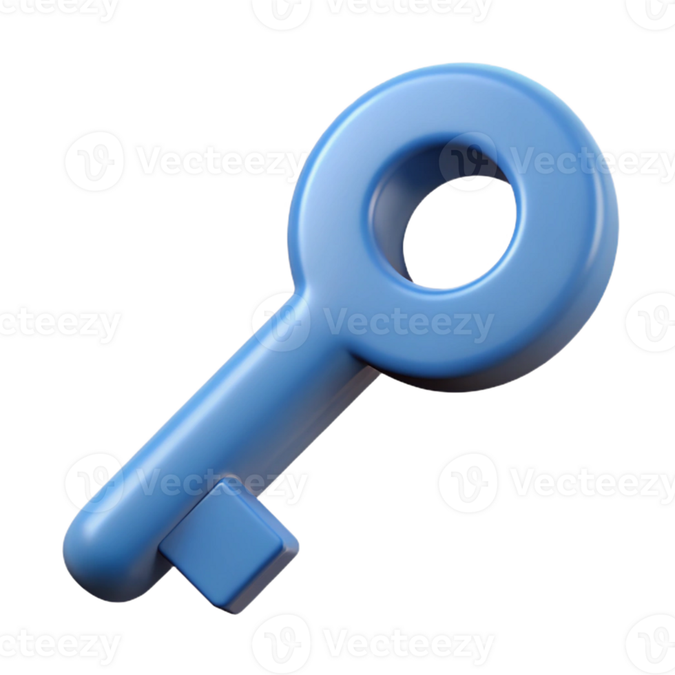 timeless abstract Crisp edges outline of a simple key. Flat color, minimal design Scalable Design. precision png