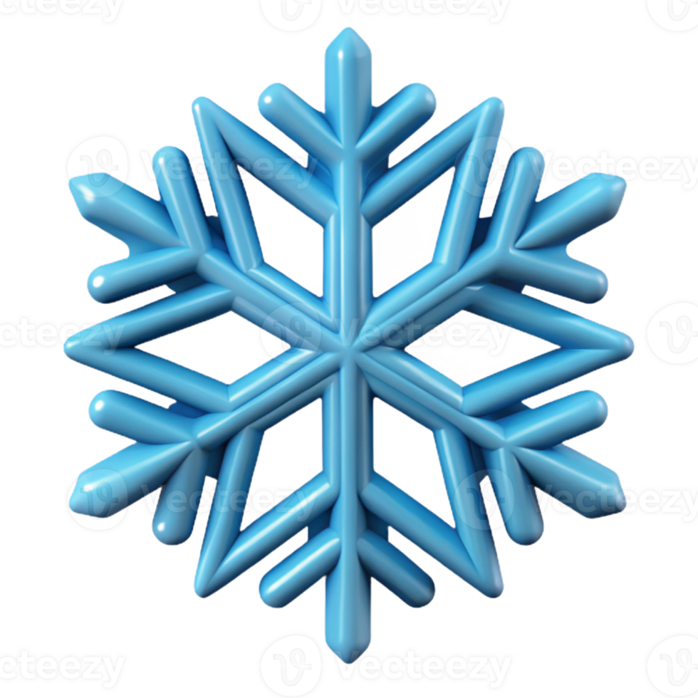 rare impressionist Symmetrical, geometric snowflake. Clean lines, scalable design Scalable Design. premium png