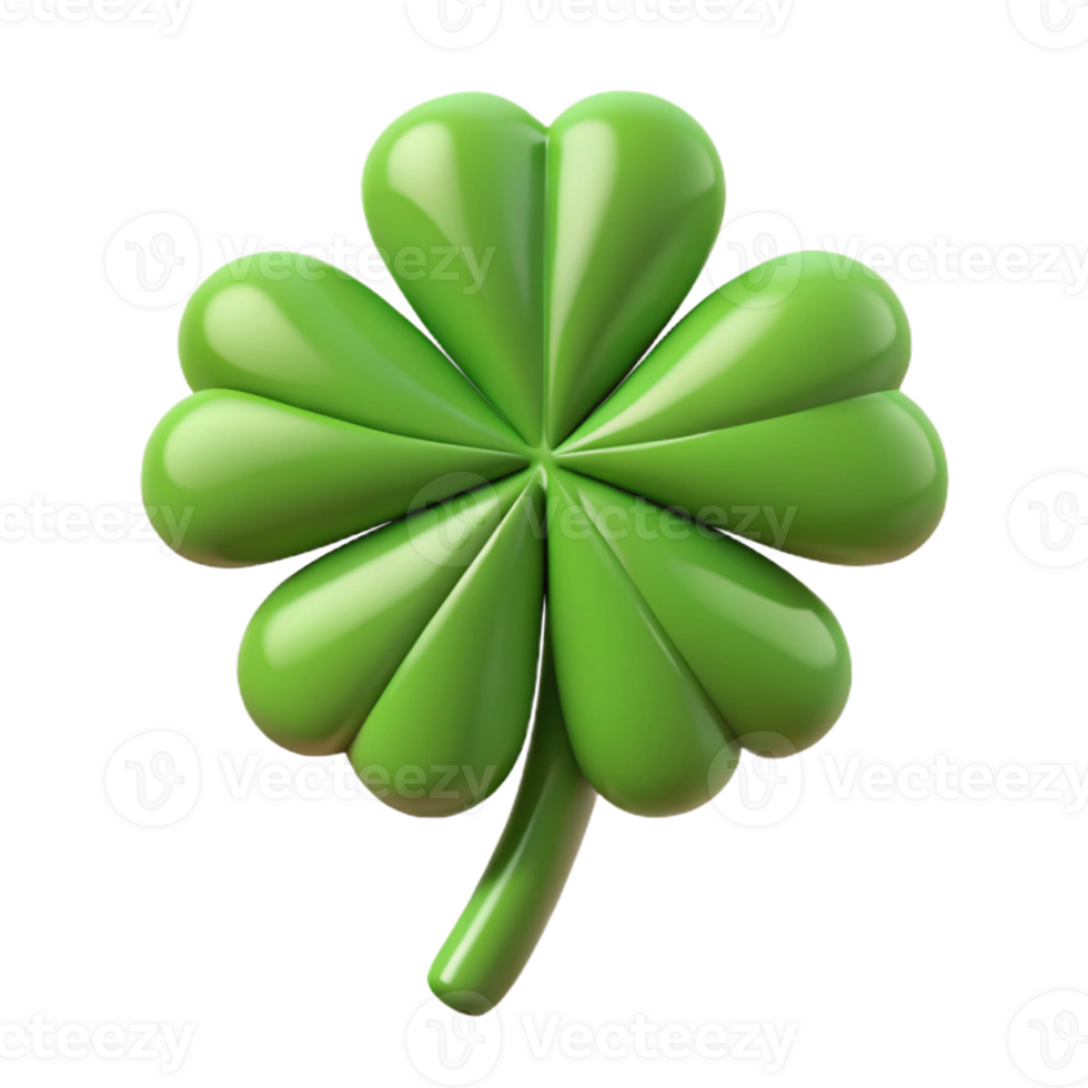 mysterious spectacular Symmetrical outline of a four-leaf clover. Flat color, clean lines Scalable Design. artisan png