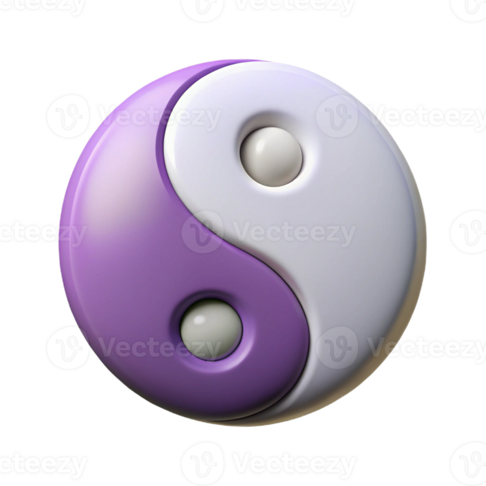 hypnotic memorable Symmetrical, scalable outline of a Yin Yang symbol. Flat color Scalable Design. png