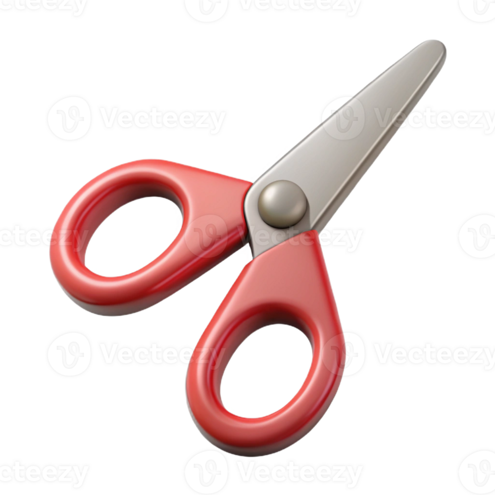 unforgettable retro Minimal outline of a scissors. Single-weight stroke, crisp edges Scalable Design. top-tier png