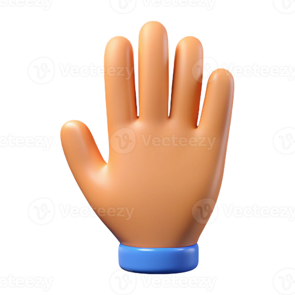 peaceful dazzling Minimal outline of a hand. Crisp edges, flat color Scalable Design. 4K png