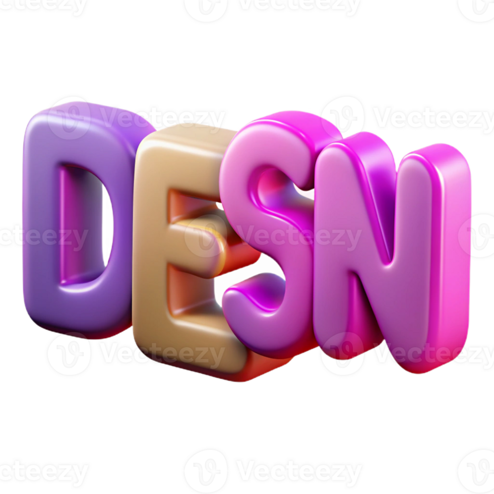 calm splendid Clean lines forming the word DESIGN. Scalable, flat color design Scalable Design. expertly shot png