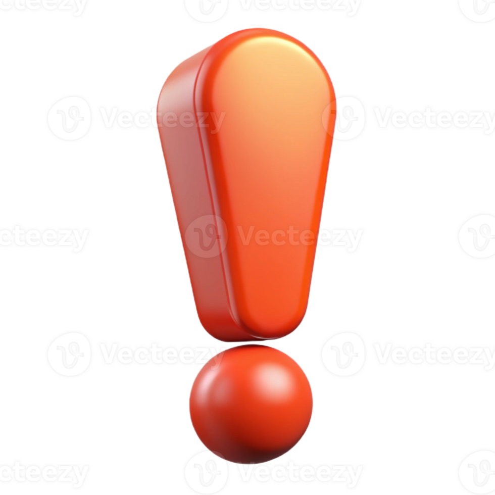 extraordinary retro Bold, scalable exclamation point. Crisp edges, single-weight stroke Scalable Design. refined png