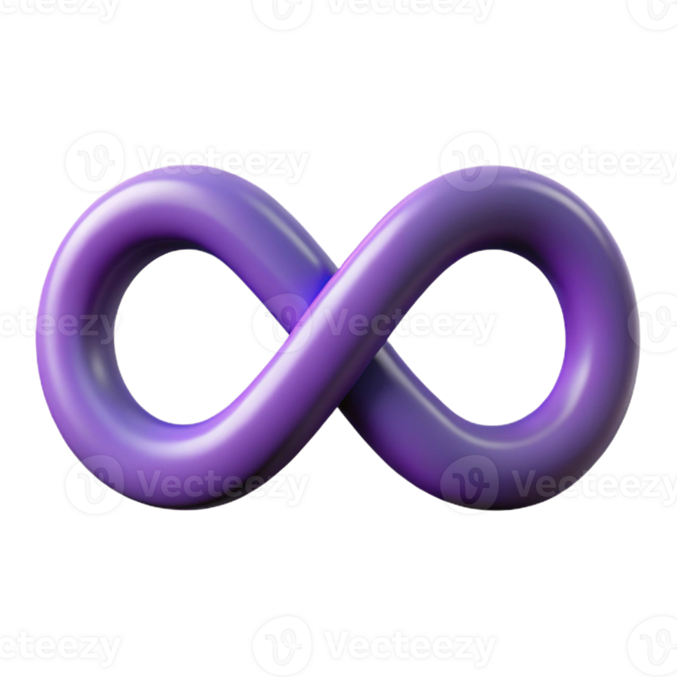spectacular iconic Flat color, symmetrical infinity symbol. Crisp edges, scalable Design. png