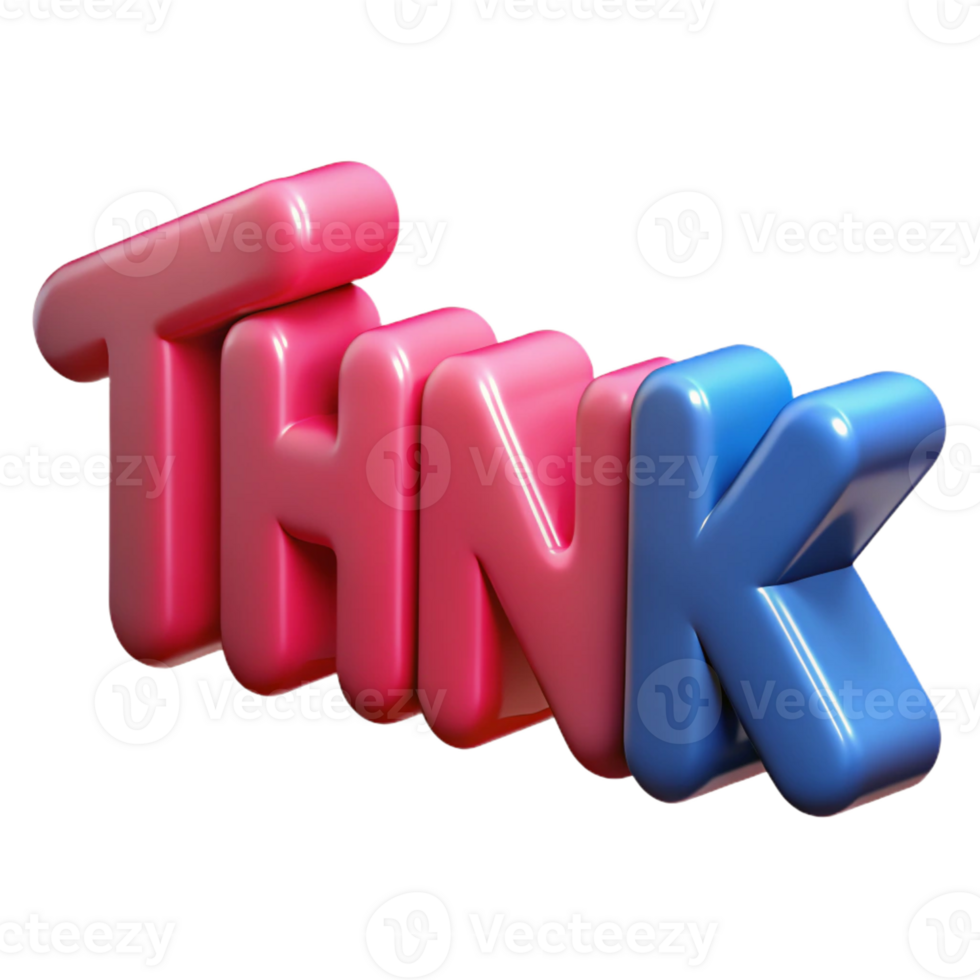impressive peaceful bohemian Minimal THINK in a bold sans-serif. Clean lines, scalable Design. 4K png