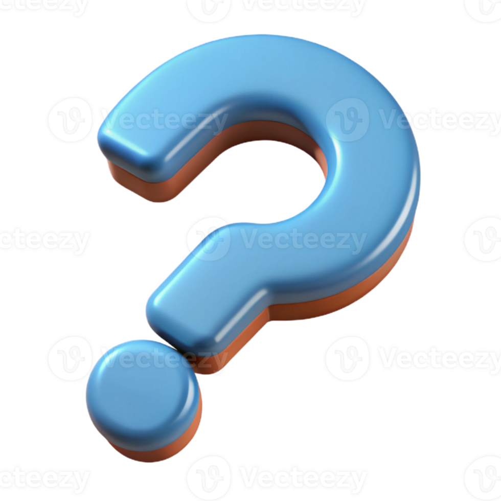 spectacular abstract Crisp, scalable question mark. Single-weight stroke, flat color Scalable Design. authentic png