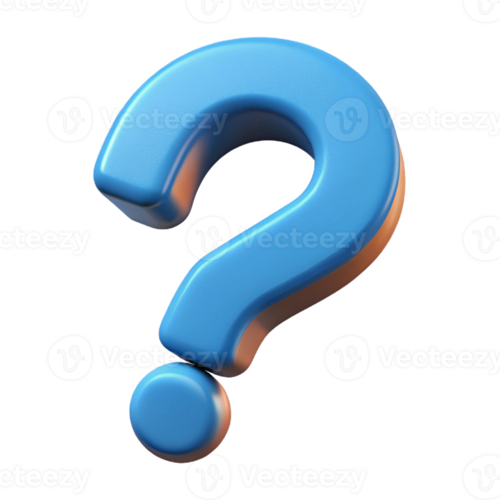 tranquil alluring Crisp, scalable question mark. Single-weight stroke, flat color Scalable Design. museum quality png