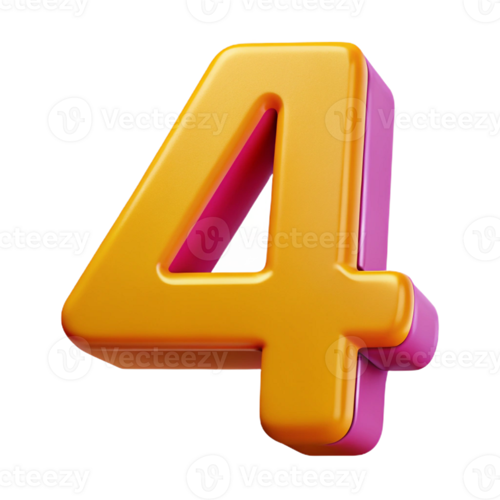 unparalleled organic Bold, flat color number . Clean lines, scalable design Scalable Design. 4K png