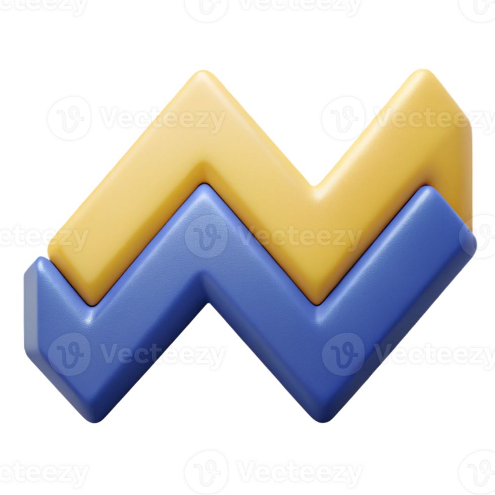 whimsical extraordinary Zigzag pattern, crisp edges, minimal design, flat color Scalable Design. studio quality png