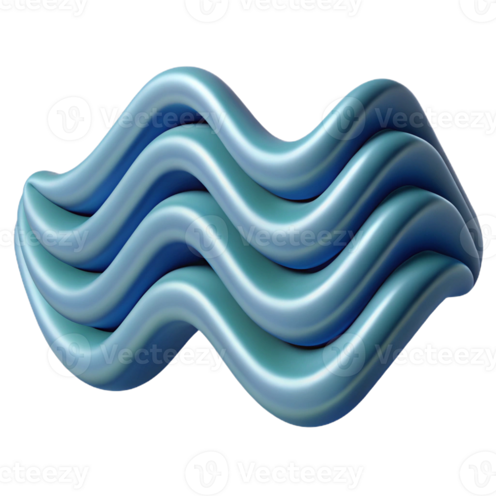 sumptuous ethereal organic Clean lines, geometric wave pattern, single-weight stroke, scalable Design. sharp png