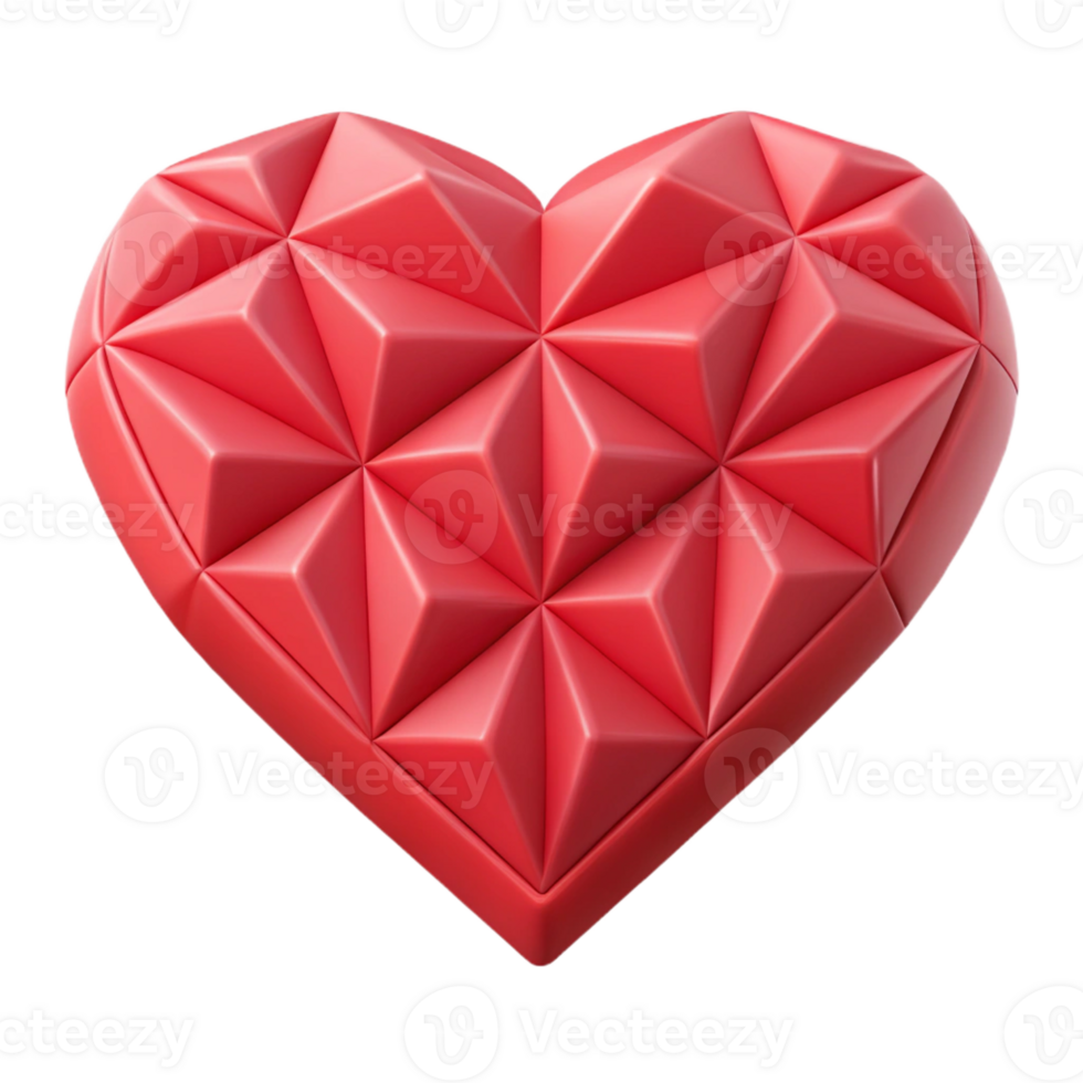 captivating distinguished Clean lines, geometric heart pattern, flat color, scalable design Scalable png