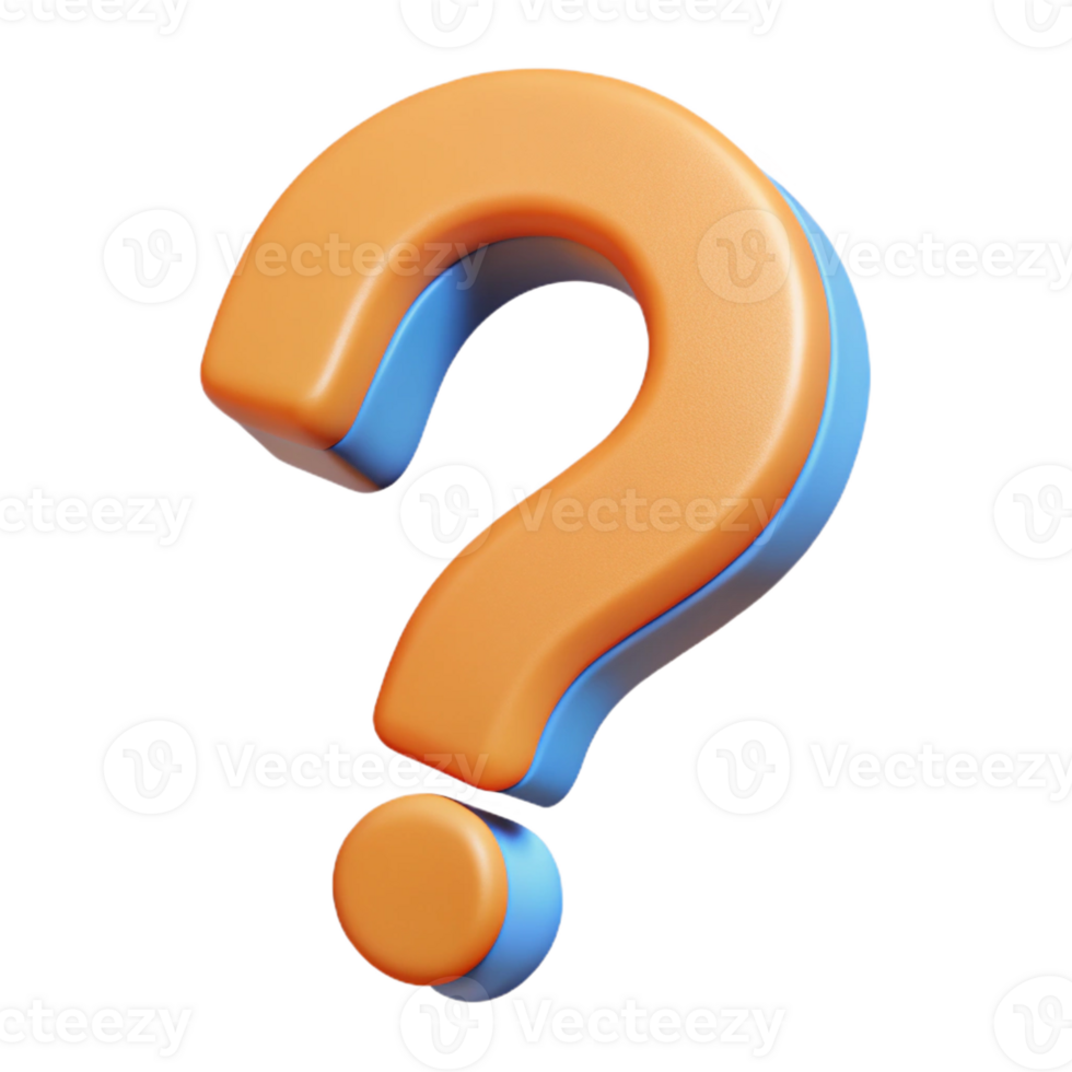 pristine coveted Flat color, scalable question mark with clean lines. Sharp edges Scalable Design. png