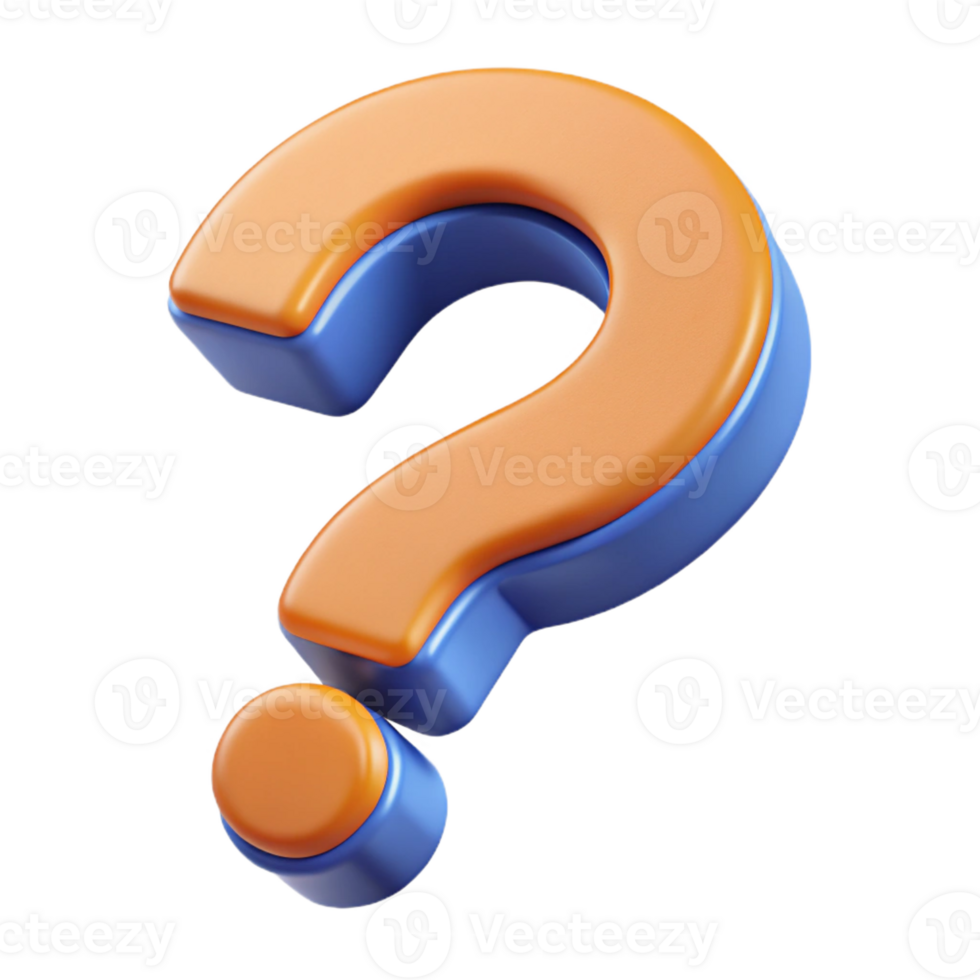 majestic vintage Flat color, scalable question mark with clean lines. Sharp edges Scalable Design. luxury png
