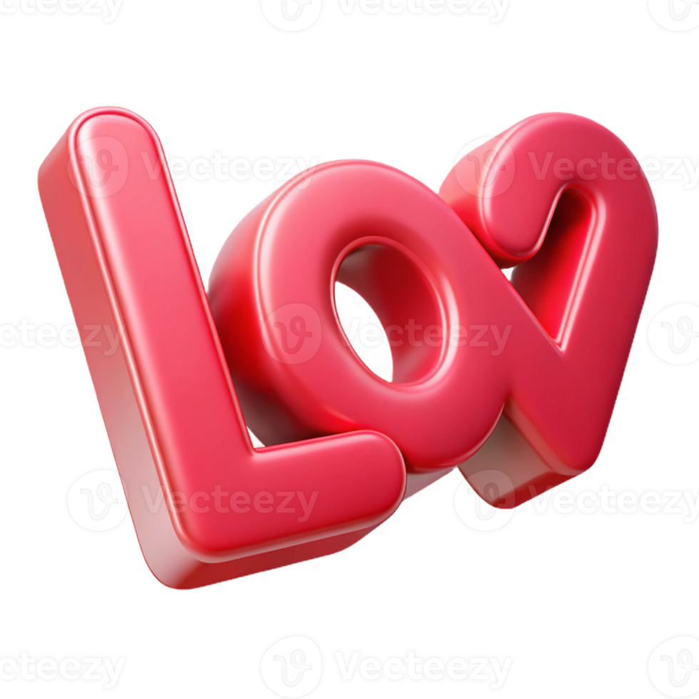 beautiful abstract Clean lines, scalable LOVE in sans-serif with flat color. Sharp edges Scalable Design. sharp png