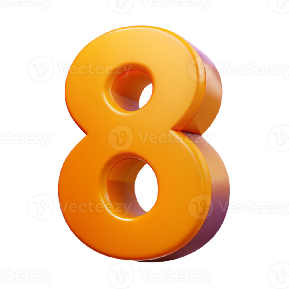notable avant-garde Minimal, scalable number with clean lines and sharp edges. Flat color Scalable Design. authentic png