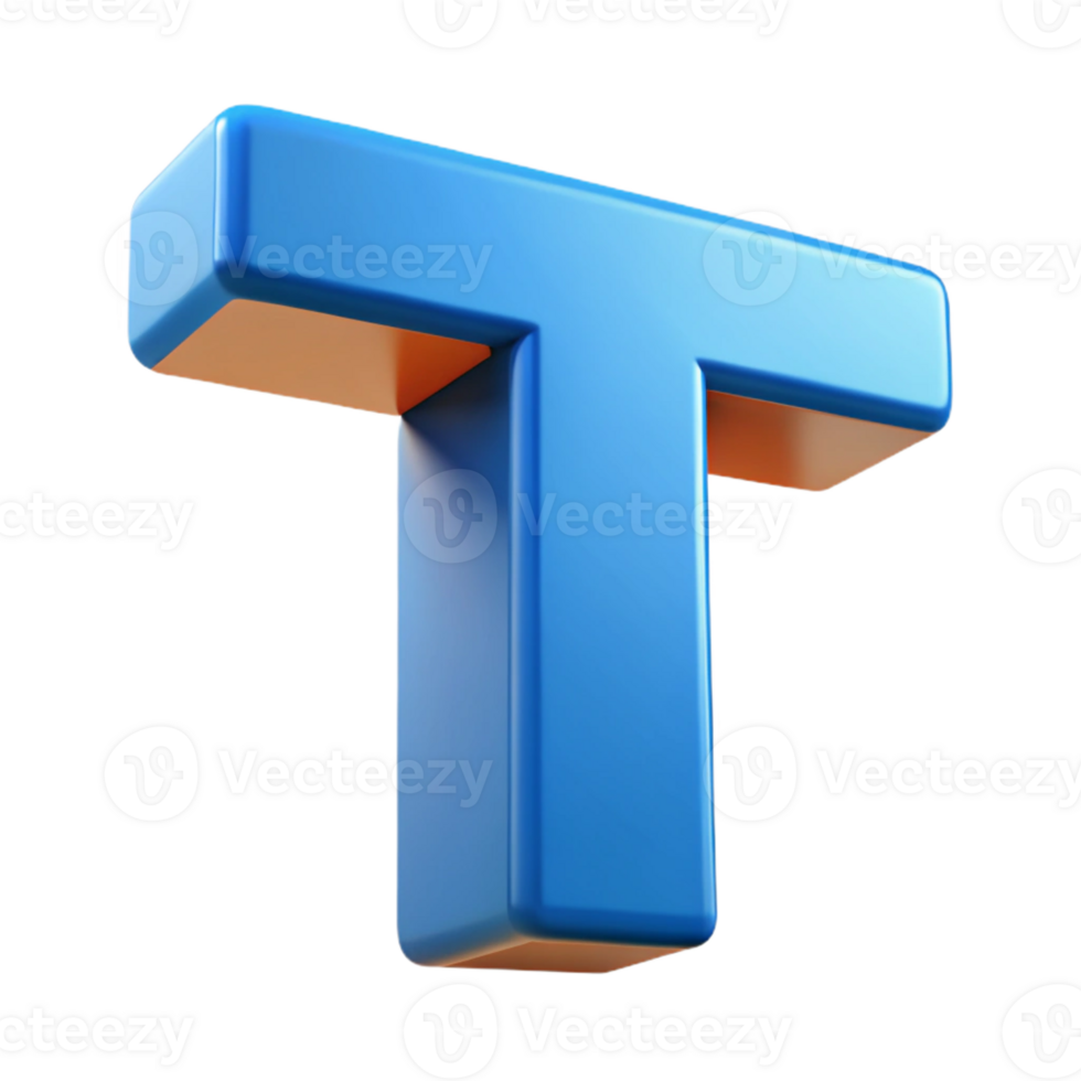 impressive futuristic Clean lines, symmetrical T with sharp edges and flat color. Scalable design Scalable Design. 4K png