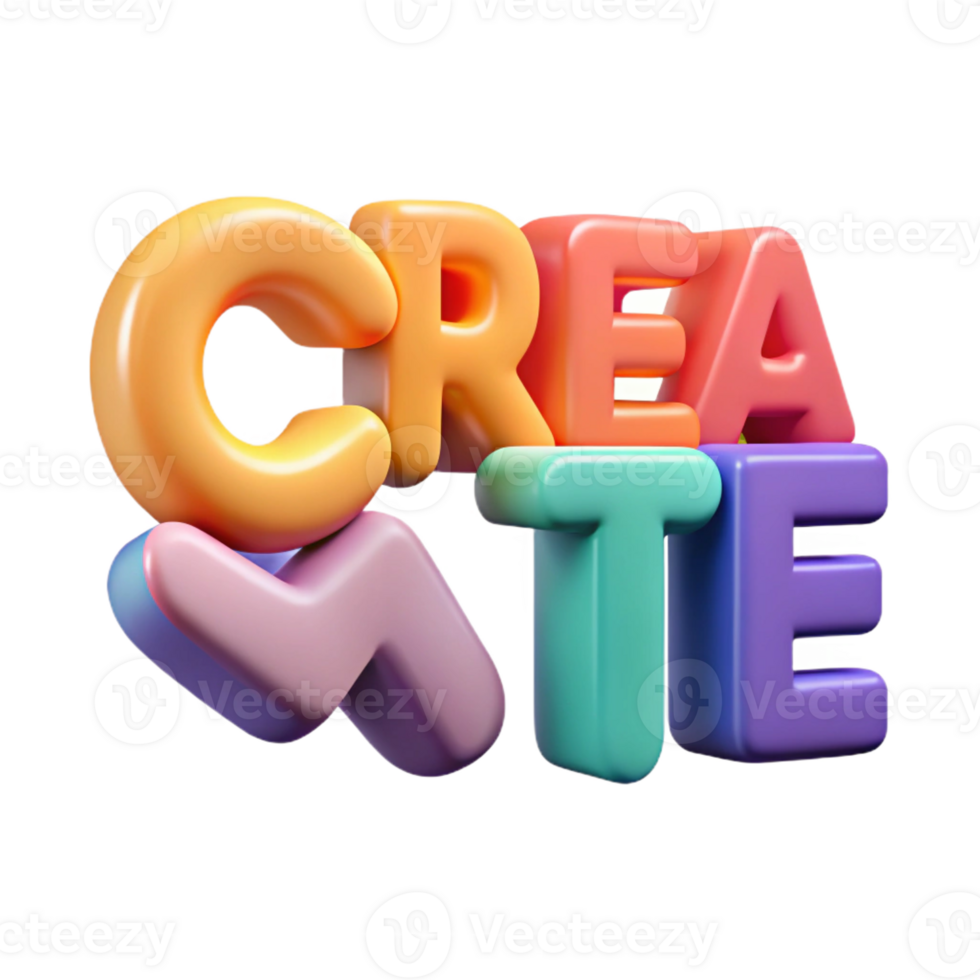 breathtaking artistic Minimal, scalable CREATE in sans-serif with clean lines. Flat color Scalable Design. detailed png