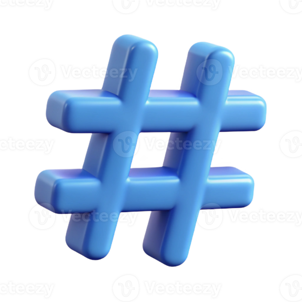 alluring playful impressionist Clean lines, geometric hashtag symbol with flat color. Scalable design Scalable Design. ultra HD png