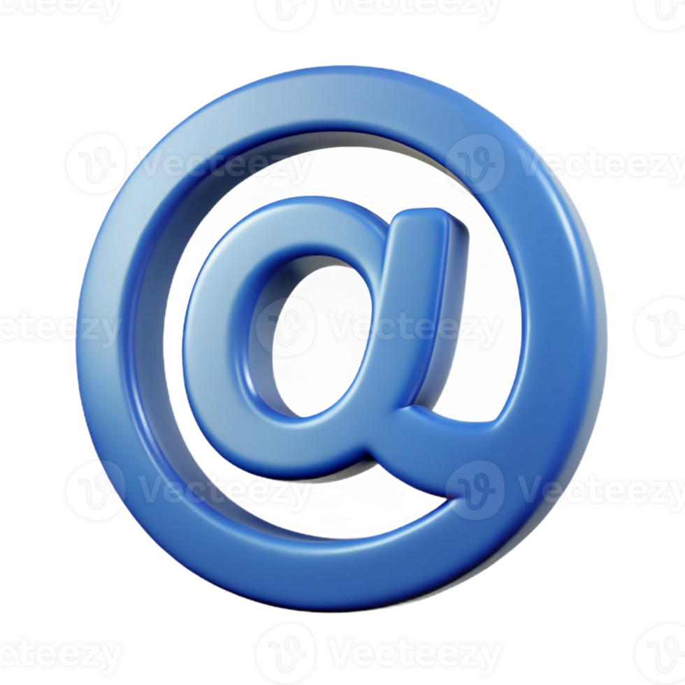 hypnotic creative Symmetrical at-symbol with crisp edges and a single-weight stroke. Minimal design Scalable Design. expertly shot png
