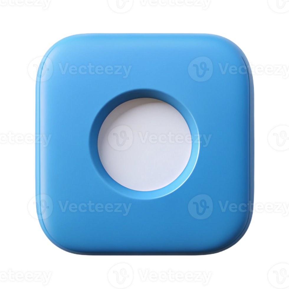 acclaimed coastal Square with a circular cutout in the center. Crisp edges, flat color, minimal design Scalable Design. handcrafted png