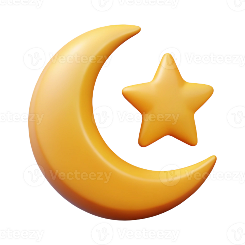 mysterious stunning Crescent moon shape with a single star. Crisp edges, flat color, scalable Design. high resolution png