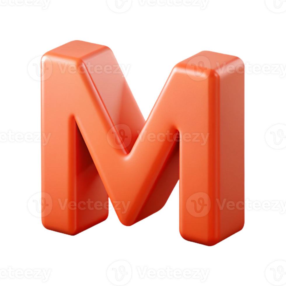 dreamy majestic Stylized letter M with clean lines and sharp edges. Flat color, minimal design Scalable Design. museum quality png