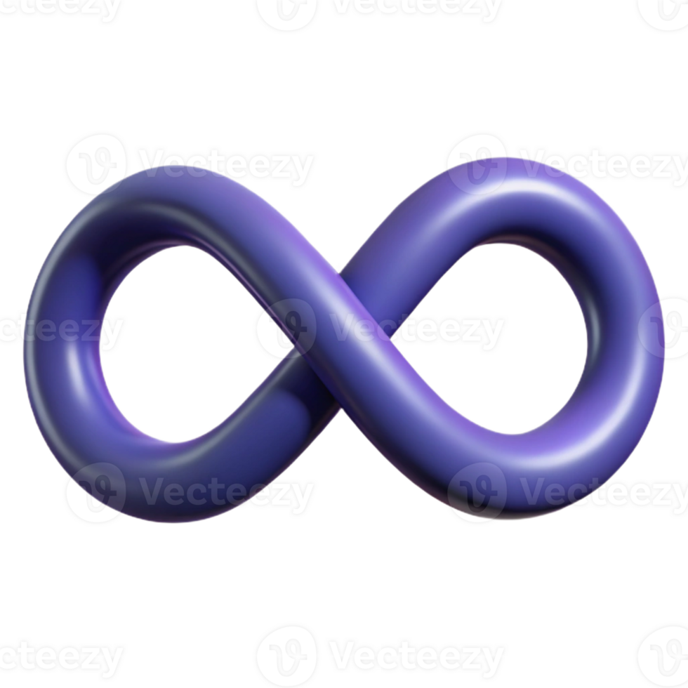 alluring bold bohemian Infinity symbol with a single-weight stroke. Flat color, symmetrical, scalable Design. exclusive png