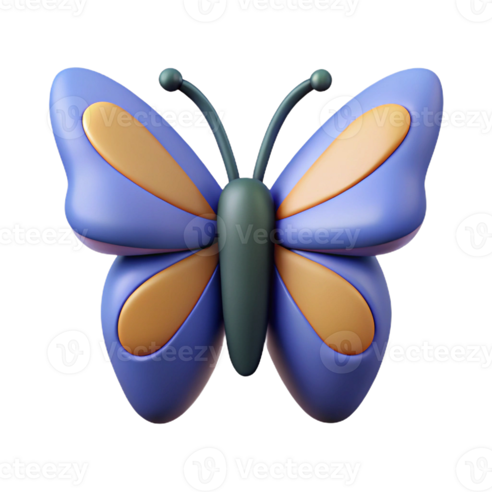 unforgettable traditional Stylized, symmetrical butterfly with crisp edges. Minimal, flat color Scalable Design. museum quality png