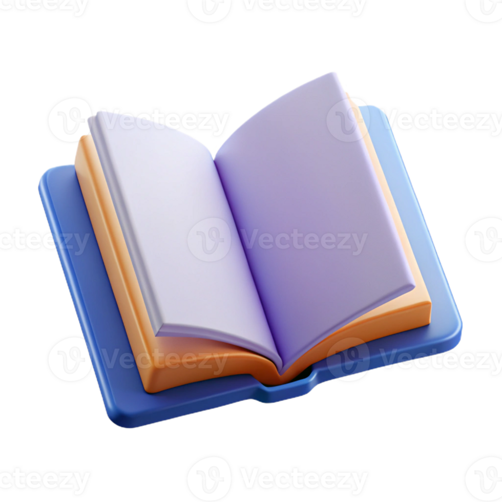 unparalleled elegant Minimal representation of an open book. Single-weight stroke, flat color, scalable Design. ultra HD png