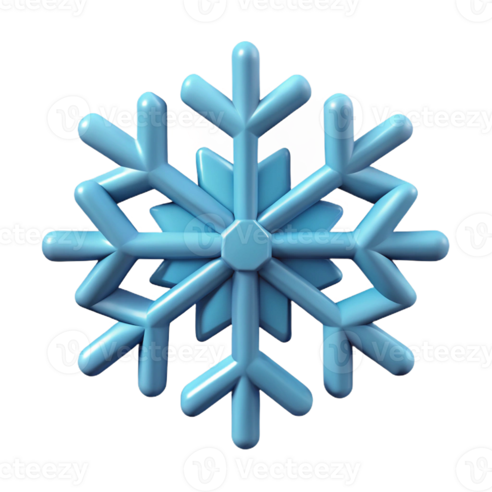 romantic serene Symmetrical, geometric snowflake design. Flat color, clean lines, scalable Design. crisp png