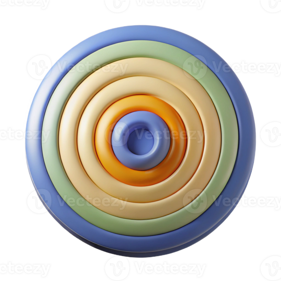 wonderful unforgettable Geometric, scalable pattern of concentric circles. Flat color, single-weight stroke Scalable Design. png