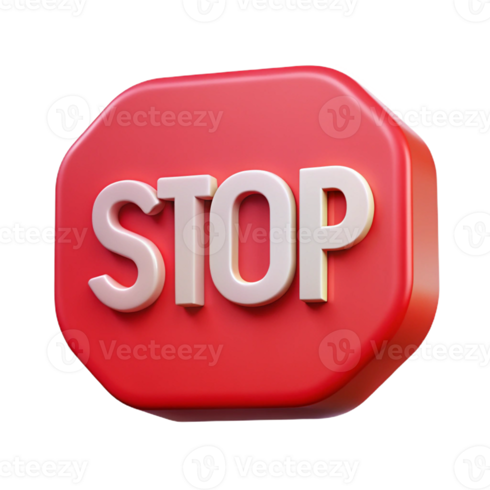 unparalleled baroque Minimal, flat color STOP sign with sharp edges and crisp lines. scalable Design. gallery standard png