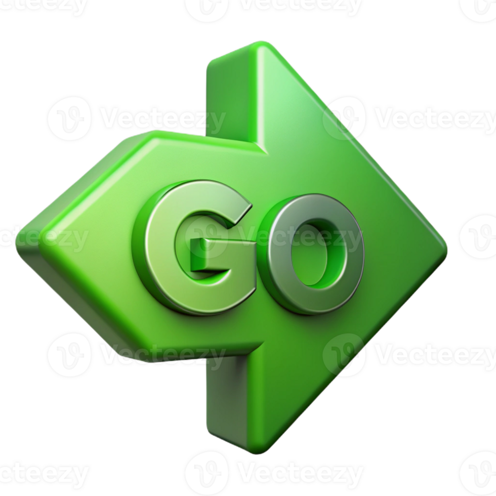 quintessential victorian Geometric GO arrow with a flat green color and single-weight stroke. Clean lines. Scalable design Scalable Design. handcrafted png