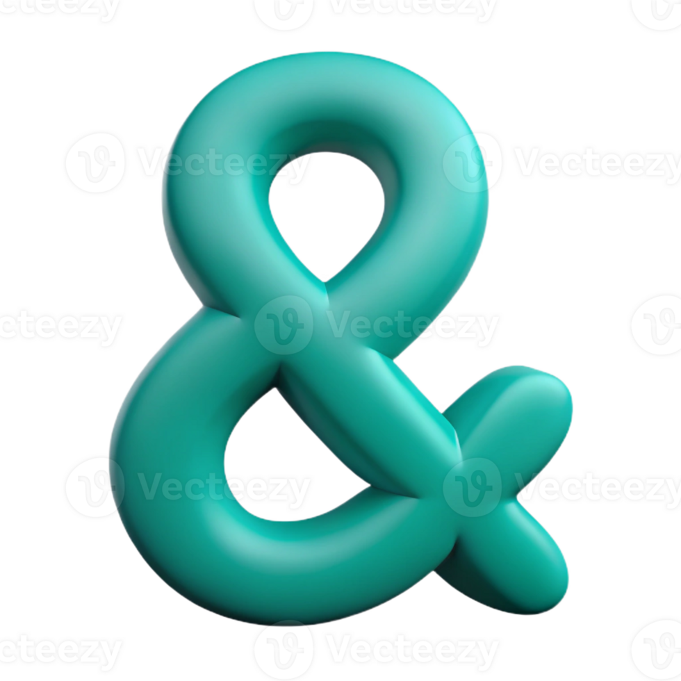 rare abstract Crisp edges, scalable ampersand with a flat teal color. Symmetrical design. Minimal Scalable Design. perfect clarity png