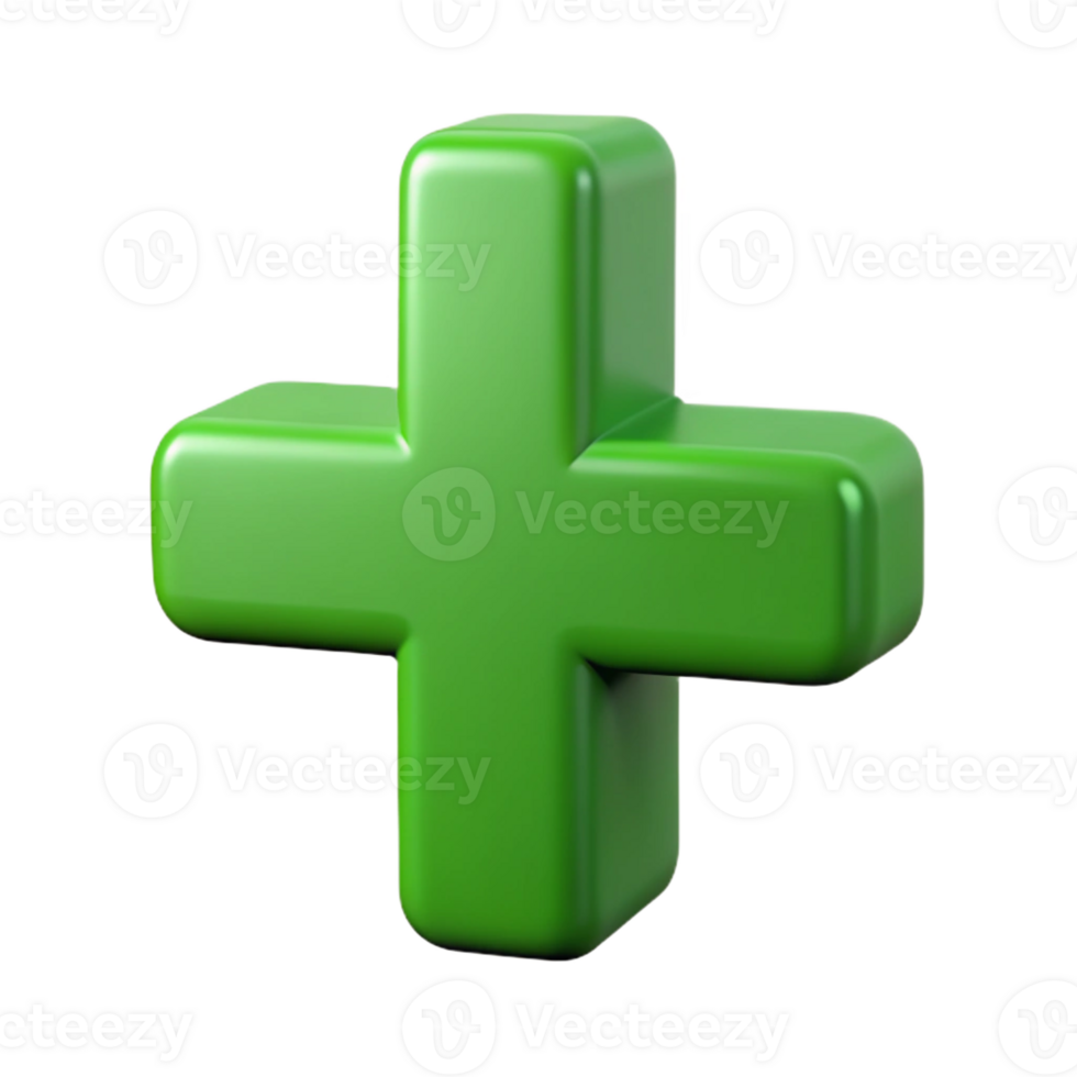 distinguished classic Crisp edges, minimal PLUS symbol with clean lines. Flat green. scalable Design. gallery standard png