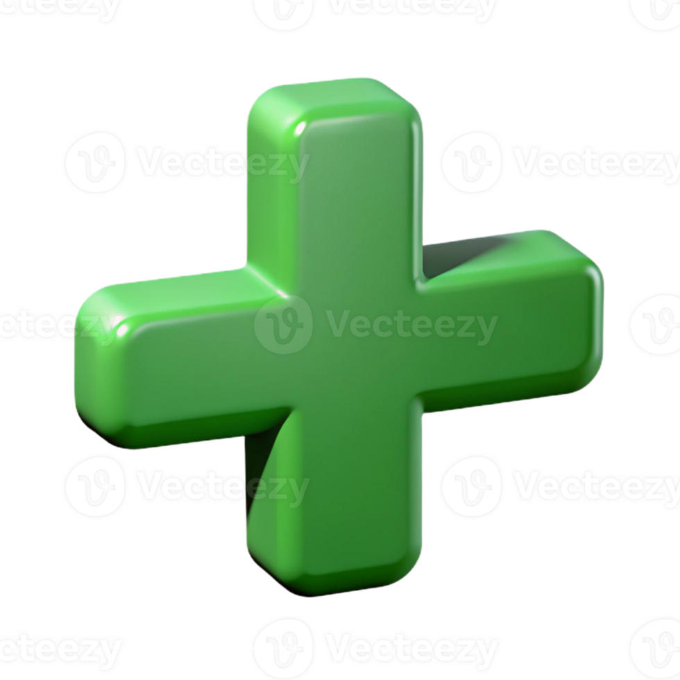 breathtaking art deco Crisp edges, minimal PLUS symbol with clean lines. Flat green. scalable Design. premium png