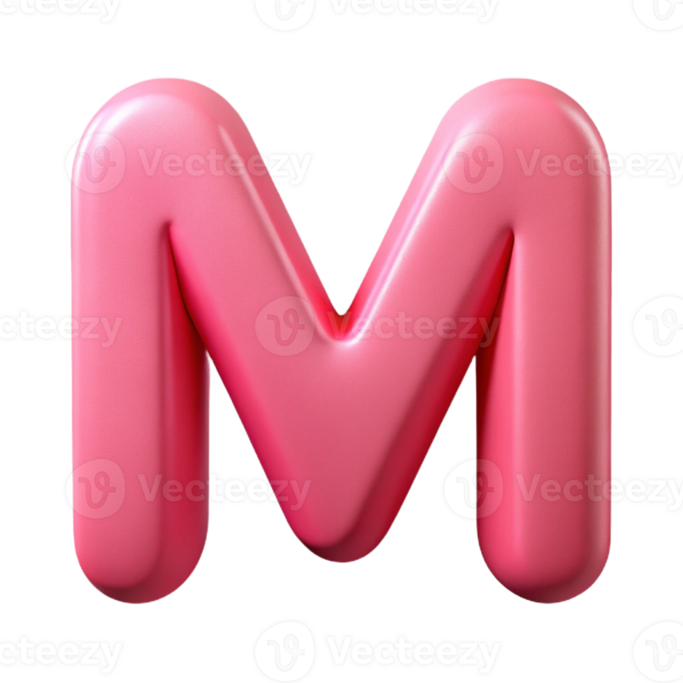 gorgeous exemplary Single-weight stroke, symmetrical M with a flat pink color. Clean lines. Scalable design Scalable Design. png