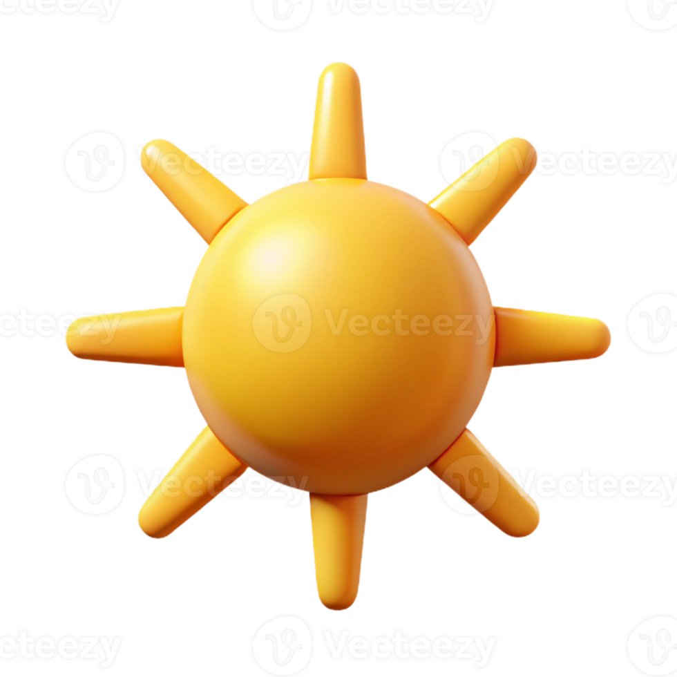 mesmerizing notable Pictogram of a sun. Symmetrical design, clean lines, scalable Design. png