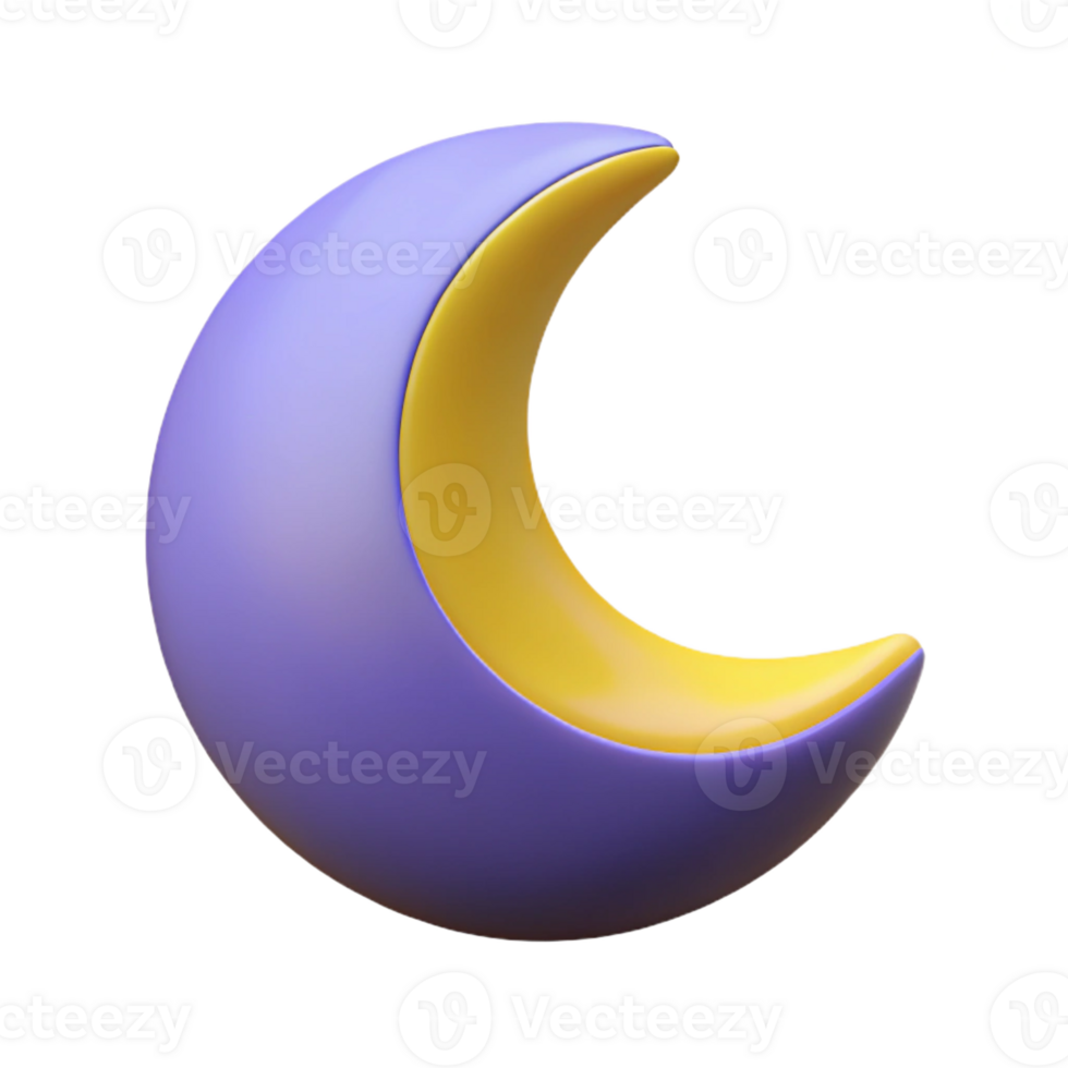 dazzling classic Pictogram of a moon. Flat color, minimal design, crisp edges Scalable Design. top-tier png