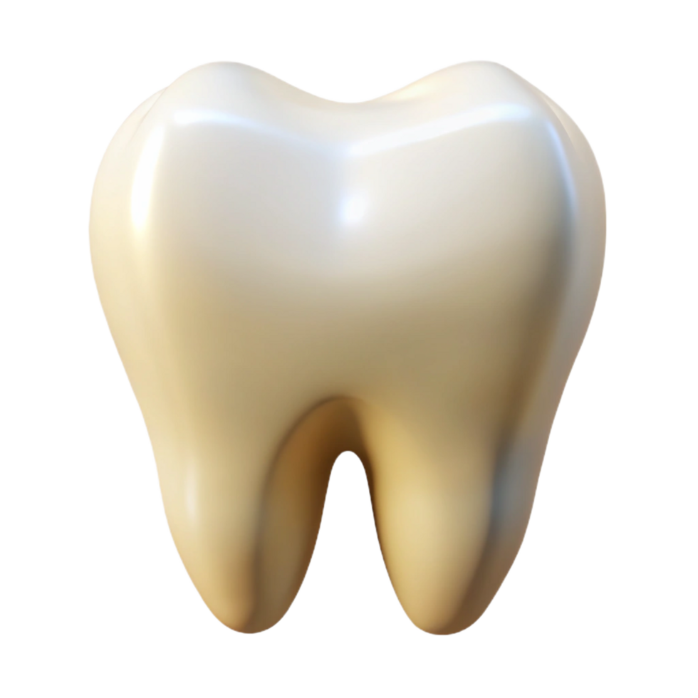 exquisite playful contemporary A single, realistic human tooth with Transparent Background ultra HD png