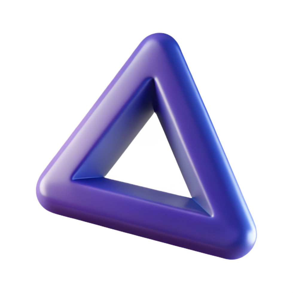 dramatic stunning Triangle shape with Transparent Background crisp png
