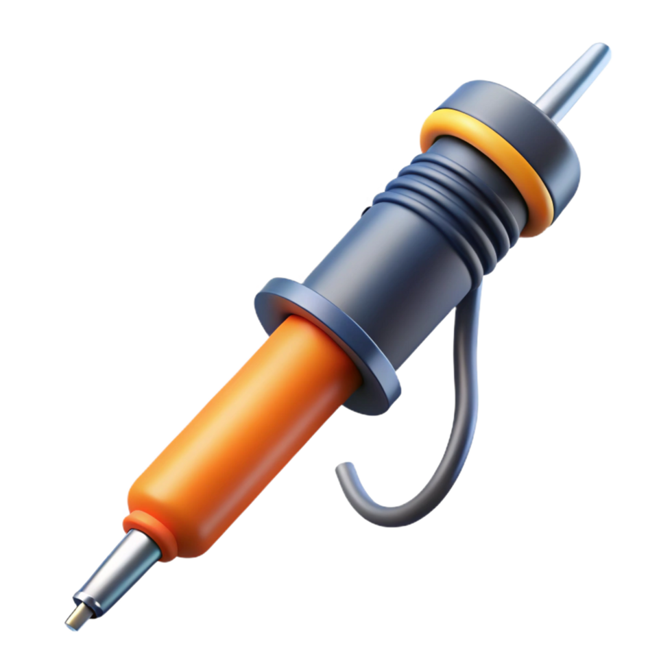 dramatic exquisite A soldering iron with a heated tip with Transparent Background impeccable png