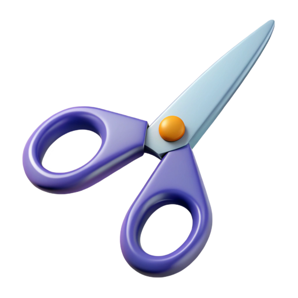 acclaimed vintage A pair of scissors, open and sharp with Transparent Background museum quality png