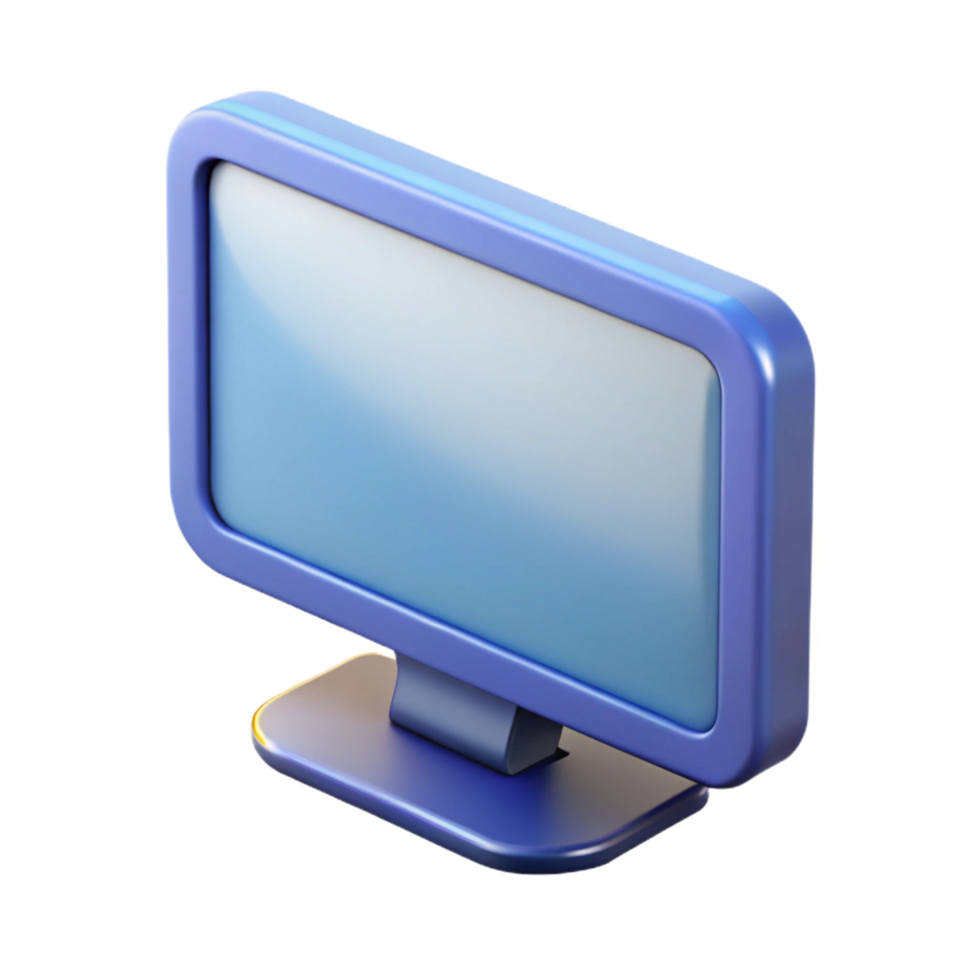 breathtaking passionate mid-century A flat screen television displaying static with Transparent Background high resolution png