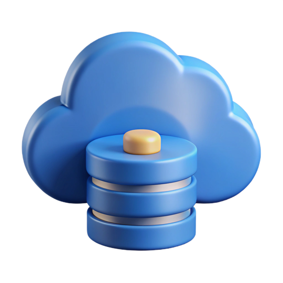 breathtaking rare Data storage cloud icon with Transparent Background png