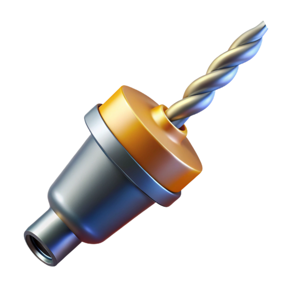breathtaking playful retro Drill bit masonry with Transparent Background authentic png