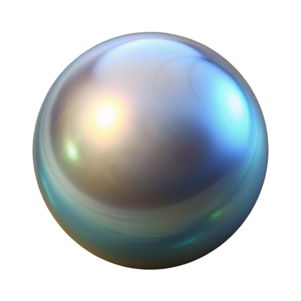 exquisite acclaimed Photorealistic, hyper-specific render of a single, isolated cutout, perfect sphere of liquid mercury with Transparent Background png