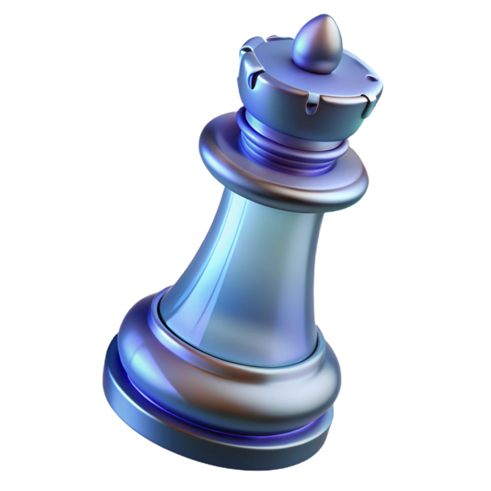dramatic majestic Hyper-specific, photorealistic professional render of a single, levitating, glass chess piece king with Transparent Background gallery standard png