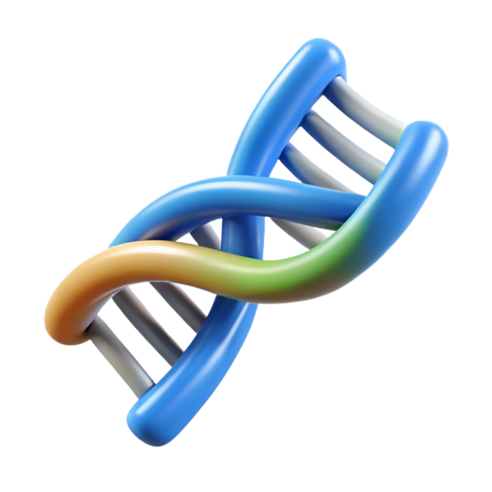 breathtaking sought-after Biotechnology DNA double helix with Transparent Background png